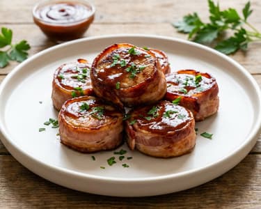 Bacon-Wrapped BBQ Pork Tenderloin | Tender & Smoky