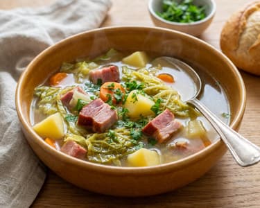 Kasseler & Savoy Cabbage Stew | Hearty Stew Classic