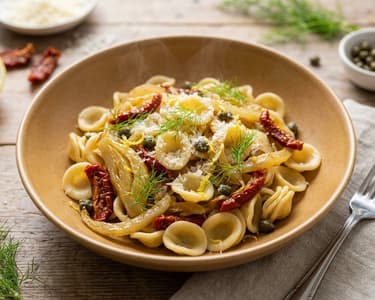 Orecchiette with Braised Fennel | Quick Summer Pasta