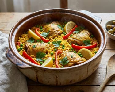 Arroz con Pollo | Spanish Chicken and Rice Pot