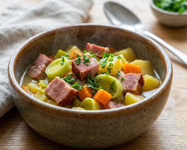 Carrot Stew with Kasseler | Hearty Classic