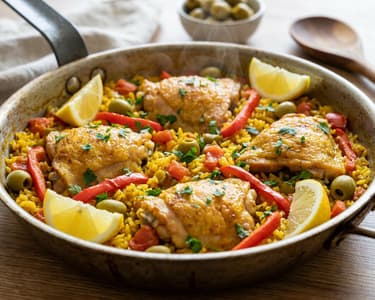 Spanish Chicken and Rice Stew | Arroz con Pollo