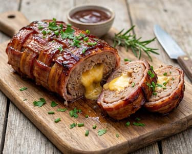 Grilled Bacon Bomb | Juicy, Cheesy & Smoky