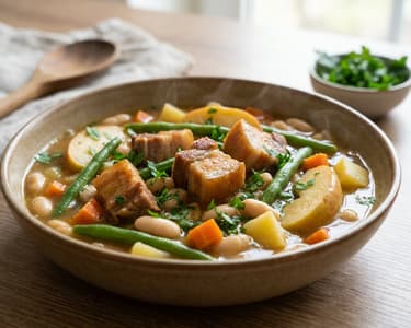 Westfälisches Blindhuhn | Traditioneller Bohneneintopf
