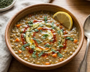 Yeşil Mercimek Çorbası | Türkische Grüne Linsensuppe