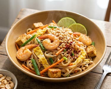 Pad Thai with Prawns | Spicy Thai Classic