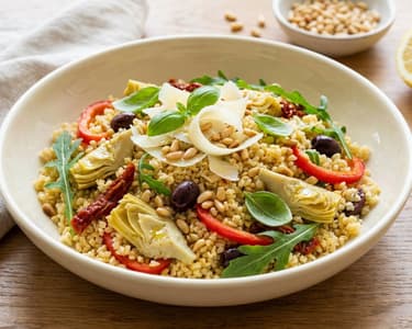 Sizilianischer Bulgursalat | Mediterraner Sommergenuss