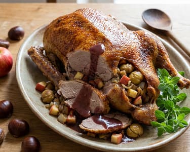 Gänsebraten