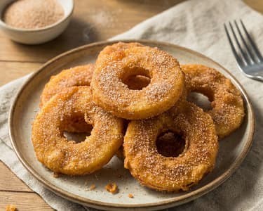 Schwäbische Apfelküchle mit Zimt-Zucker | Knusprig & Frisch