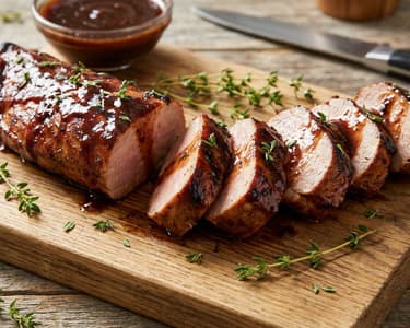 Gegrilltes BBQ-Schweinefilet | Zart & rauchig glasiert