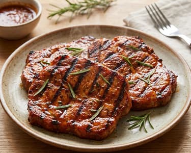 Würzige BBQ-Schweinenackensteaks | Saftig & Rauchig