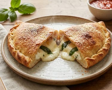 Calzone ai Formaggi | Italienische Käse-Calzone