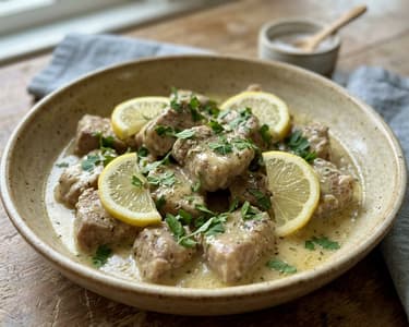 Choirino Lemonato | Griechisches Zitronen-Schweinefleisch