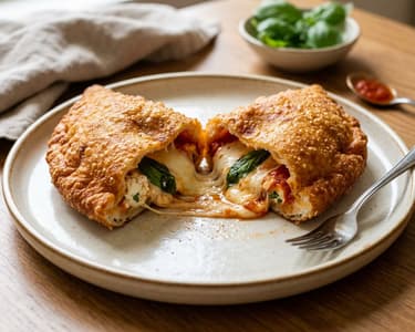 Pizza Fritta Napoletana | Außen knusprig, innen cremig