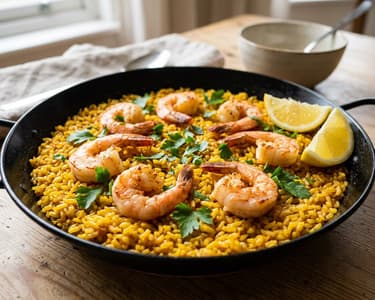 Spanish Arroz a Banda | Fisherman's Rice with Prawns