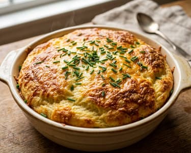 Klassisches Kartoffelsoufflé | Fluffig & Goldbraun