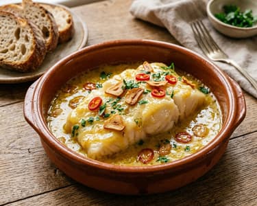 Bacalao al Pil-Pil | Tender Cod in Garlic Oil