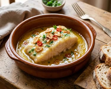 Bacalao al Pil-Pil | Tender Cod in Garlic Emulsion