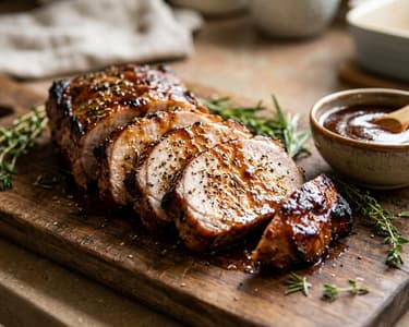 Gegrillter BBQ-Schweinerücken | Zart & Rauchig