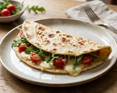 Piadina Romagnola mit Mozzarella | Knusprig & cremig