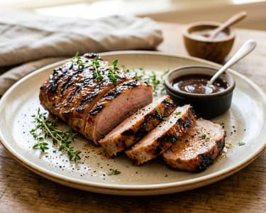 Gegrillter BBQ-Schweinerücken | Rauchig & Saftig