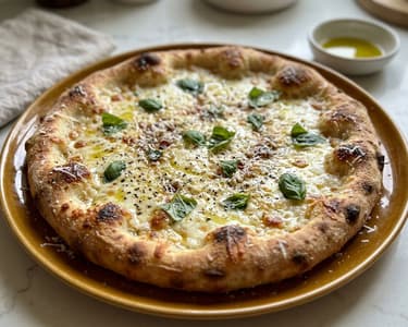Pizza Cacio e Pepe | Römischer Käse-Pfeffer-Traum