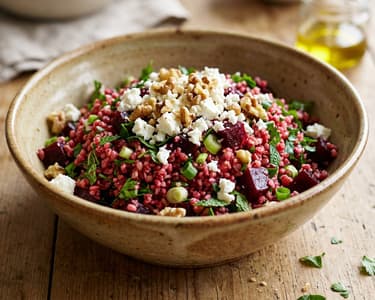 Pancarlı Bulgur | Türkischer Rote-Bete-Bulgursalat