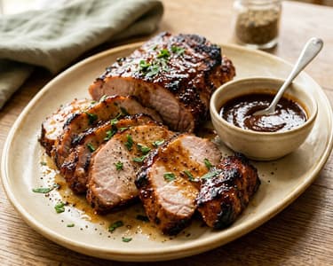 Gegrillter BBQ-Schweinerücken | Zart & saftig
