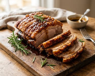 BBQ-Krustenbraten vom Grill | Knusprig & Rauchig glasiert