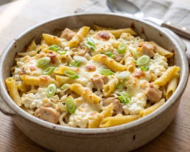 Pasta Bake with Cottage Cheese