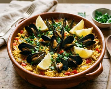 Spanischer Miesmuschel-Reistopf | Aromatischer One-Pot