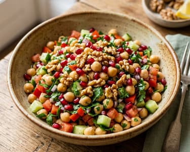 Turkish Chickpea Salad Gavurdağı Style | Nohutlu Gavurdağı Salatası