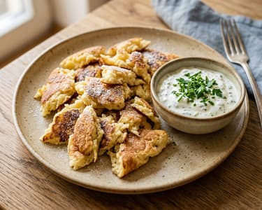 Baden Kratzete with Herb Quark