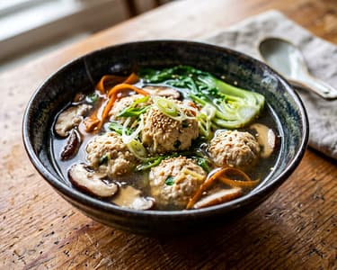 Japanische Tori-Dango-Suppe | Wärmend & Fein