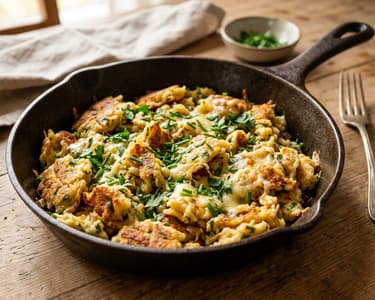 Baden-Style Herb Kratzete | Savory Brunch Classic