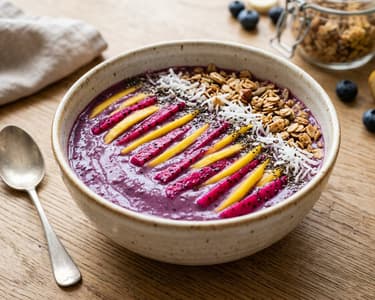 Tigerstreifen Frühstücksbowl