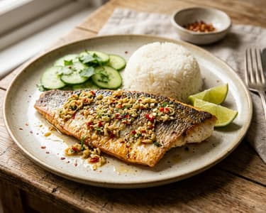 Cá Chiên Sả Ớt | Knuspriger Fisch mit Zitronengras & Chili