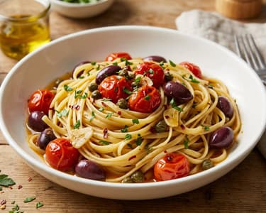 Linguine alla Puttanesca | Pikant in 20 Minuten