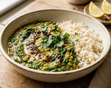 Indian Dal Palak | Aromatic & Creamy