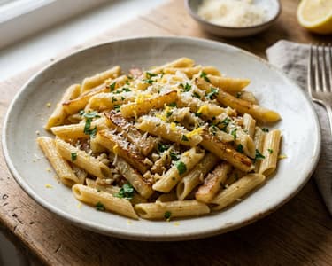 Pasta mit Kohlrabi & Zitrone | Feine Herbst-Pasta