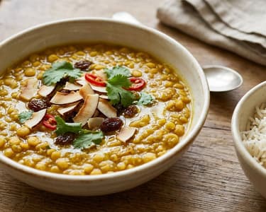 Bengali Cholar Dal | Festive Lentil Curry with Coconut