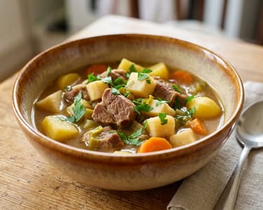 Pastinakeneintopf mit Schweinenacken | Herzhafter Herbstgenuss