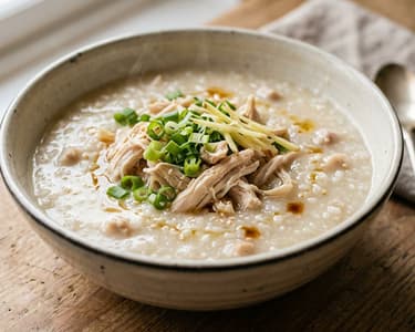 Asiatisches Hähnchen-Congee | Samtig & Wärmend