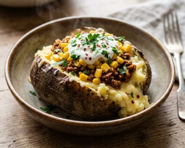 Kıymalı Kumpir | Turkish Baked Potato with Minced Meat