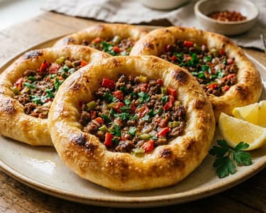 Bursa Cantık | Turkish Mini Minced Meat Pide