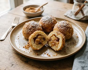 Bayerische Apfelknödel | Fruchtig & Zimtsüß