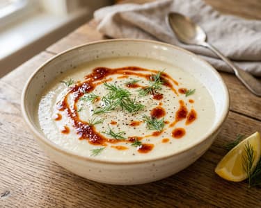Terbiyeli Kereviz Çorbası | Türkische Selleriesuppe