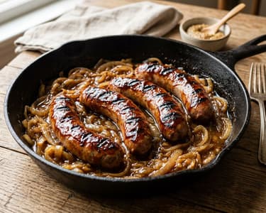 BBQ Beer Brats | Saftig in Bier geschmort & kross