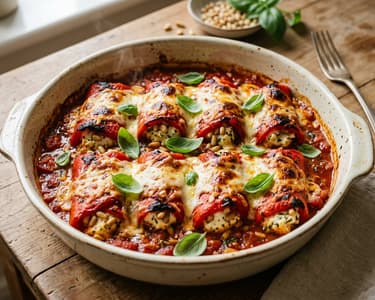 Involtini di Peperoni al Forno | Delicate Sweet Pepper Rolls