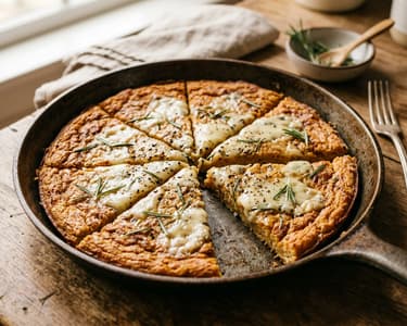 Ligurische Farinata mit Gorgonzola | Aromatisch & kross